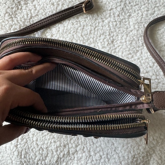 Chocolate brown crossbody bag - Picture 4 of 8
